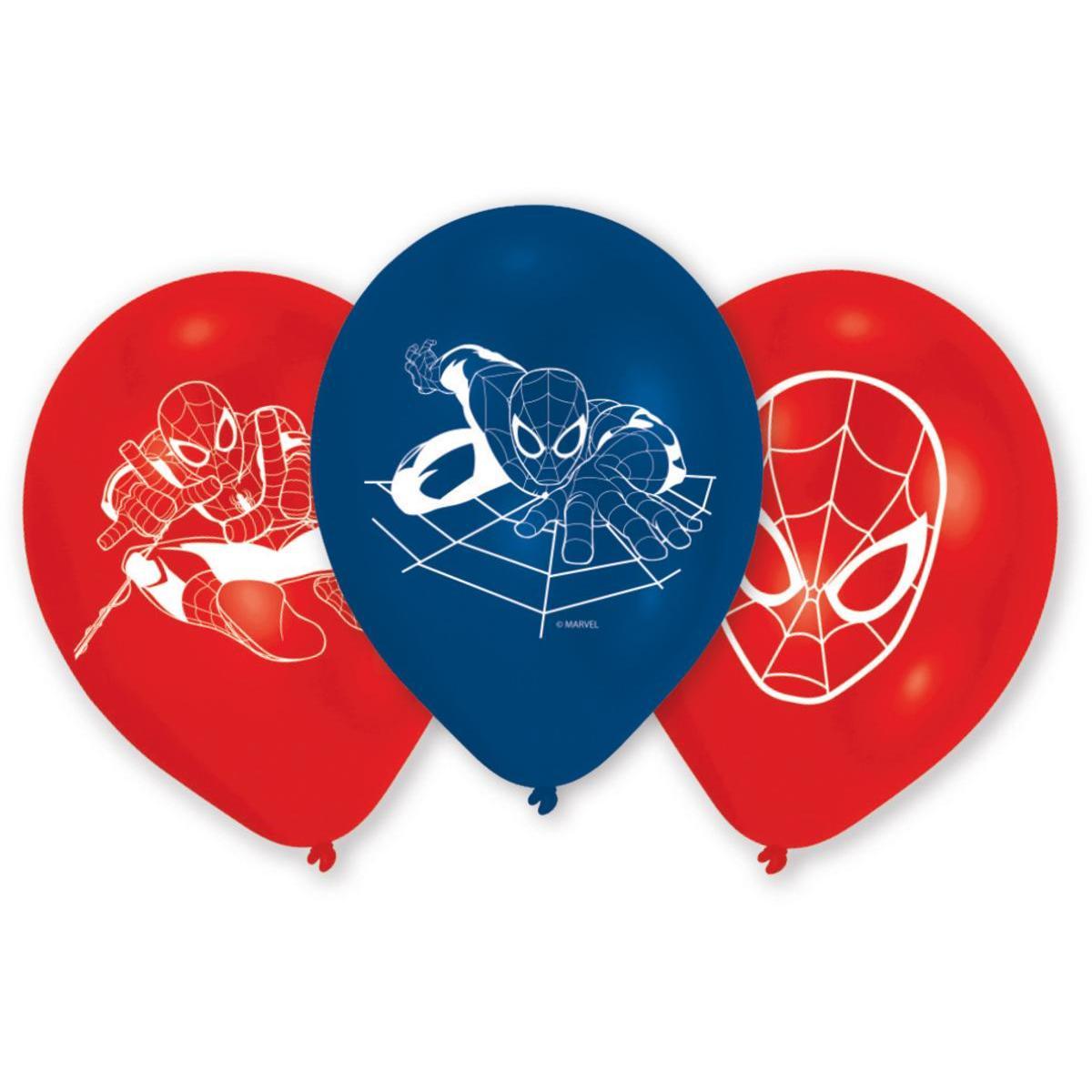 10 ballons Spider-man