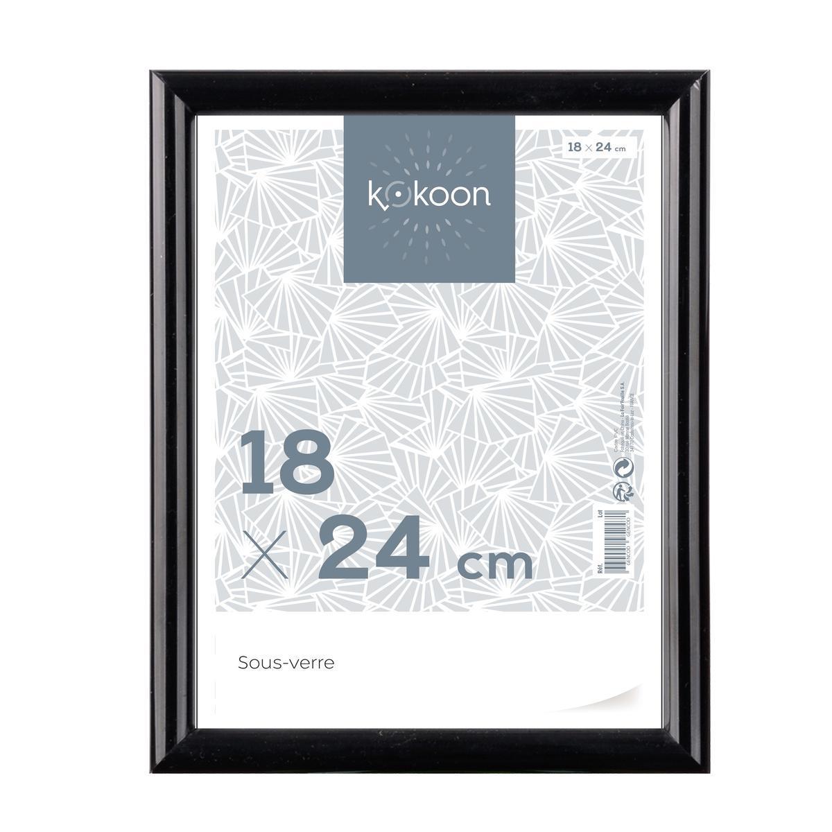 Porte-photos à clip - L 24 x l 18 cm - Différents modèles - Noir - K.KOON