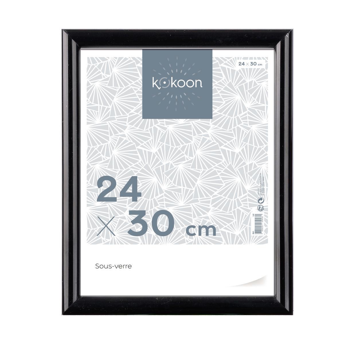 Porte-photos à clip - L 30 x l 24 cm - Différents modèles - Noir - K.KOON