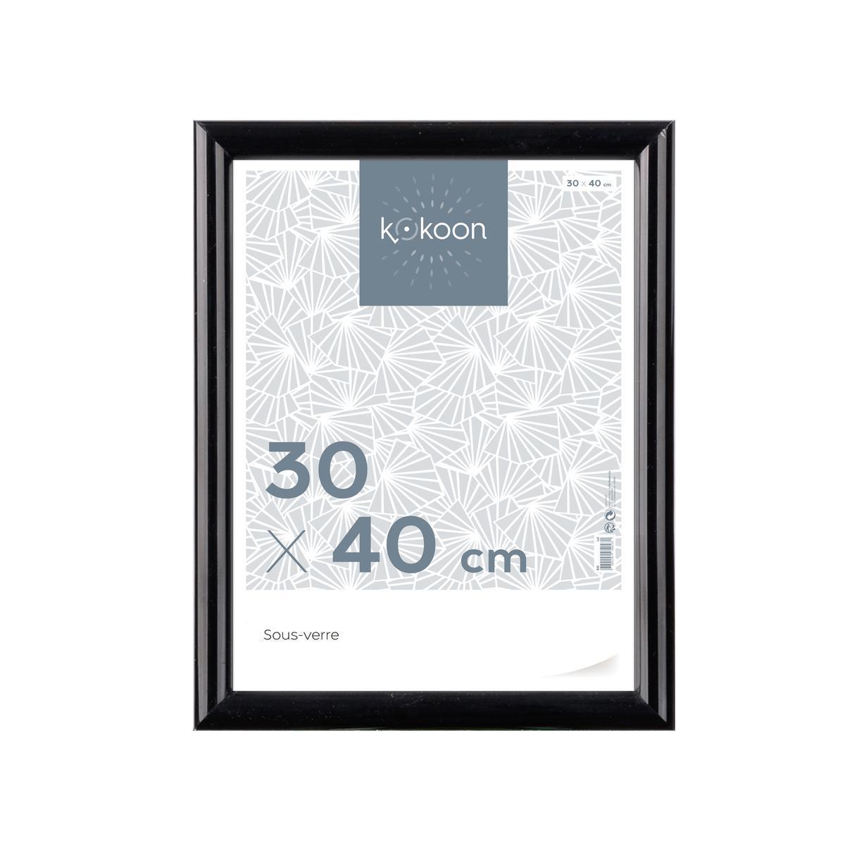 Porte-photos à clip - L 40 x l 30 cm - Différents modèles - Noir - K.KOON