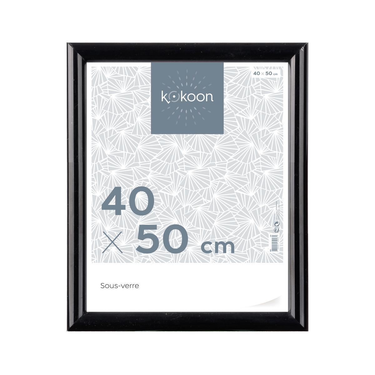 Porte-photos à clip - L 50 x l 40 cm - Différents modèles - Noir - K.KOON