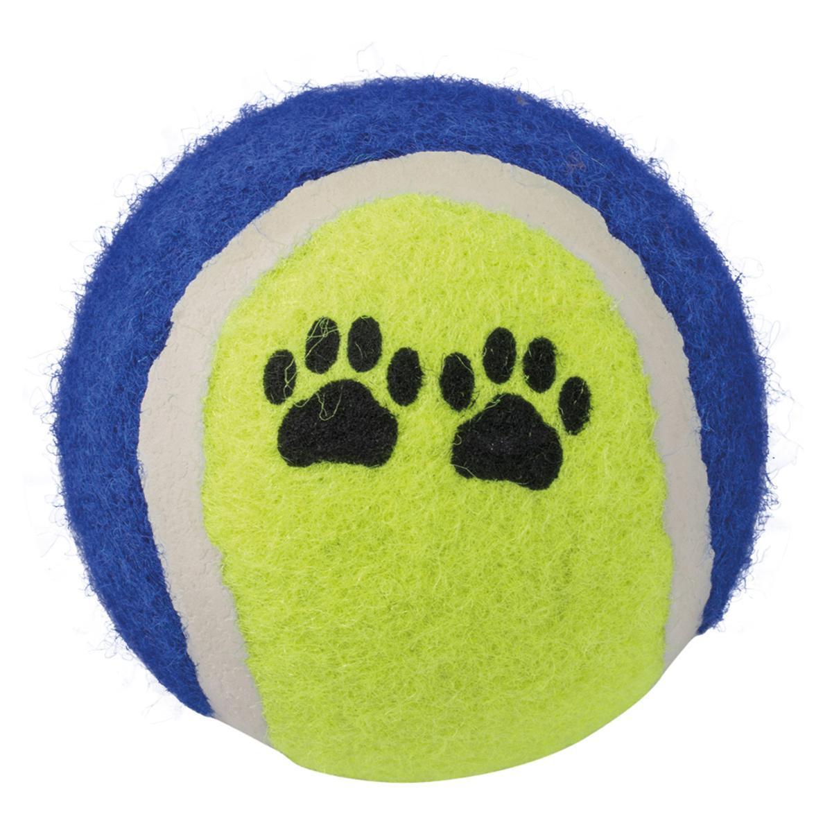 Lot de 3 balles de tennis pour chien - ø 6 cm - 3 coloris différents
