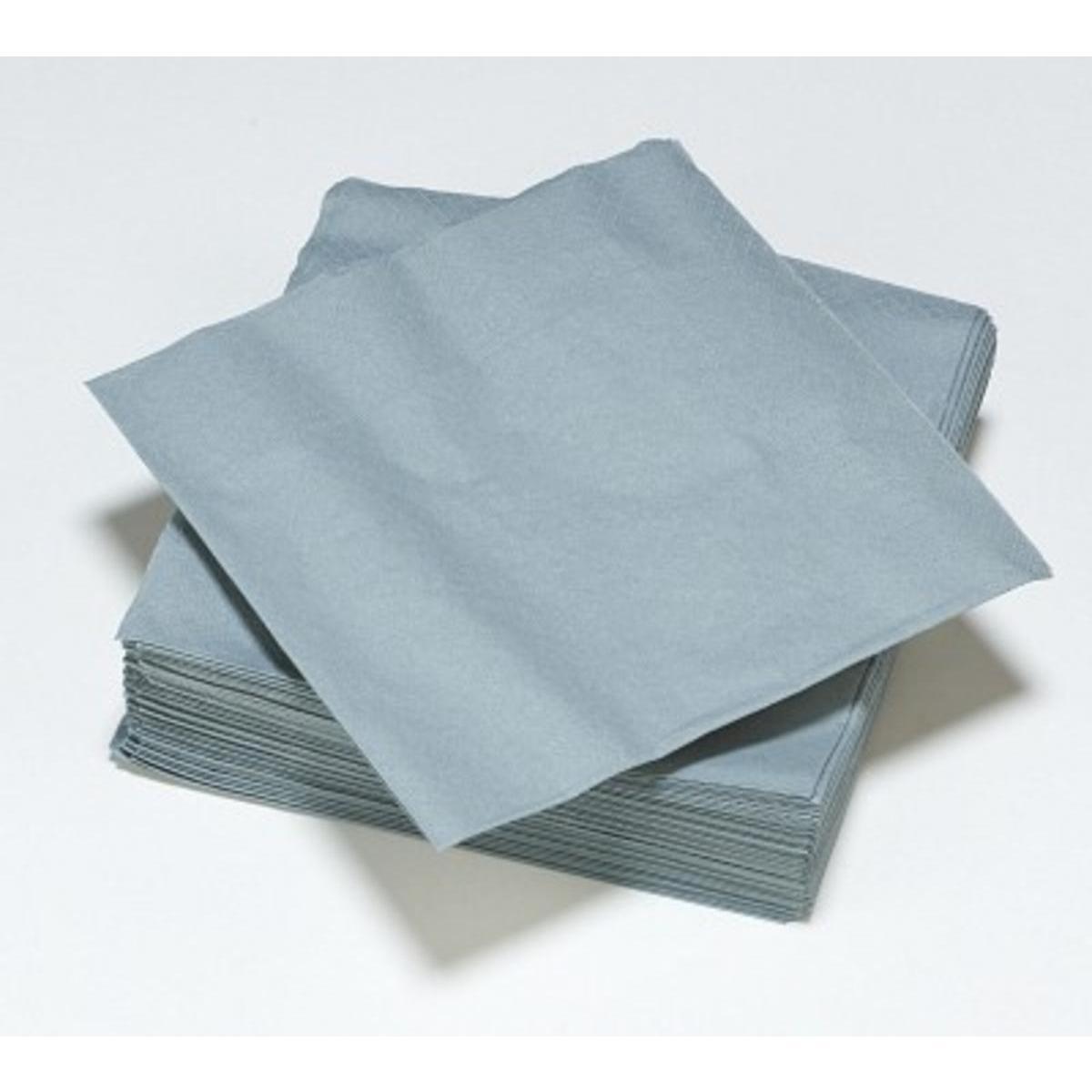 51 serviettes jetables grises