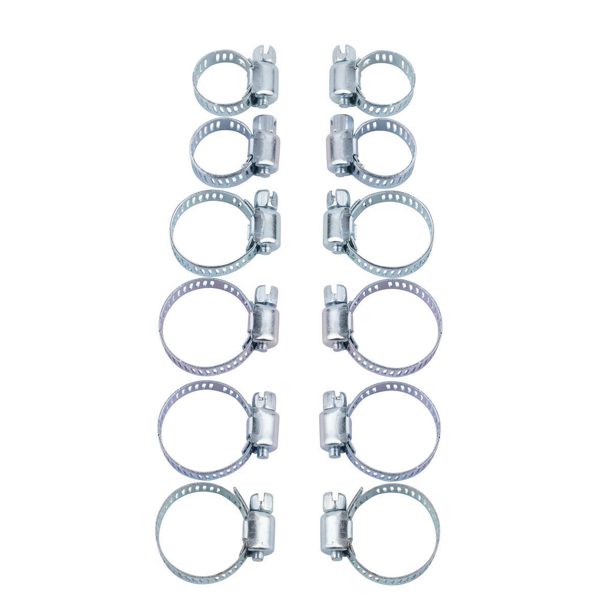 10 colliers de serrage - Différentes tailles