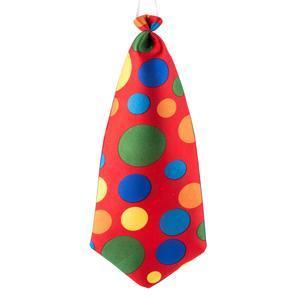 Cravate de clown XL - Rouge