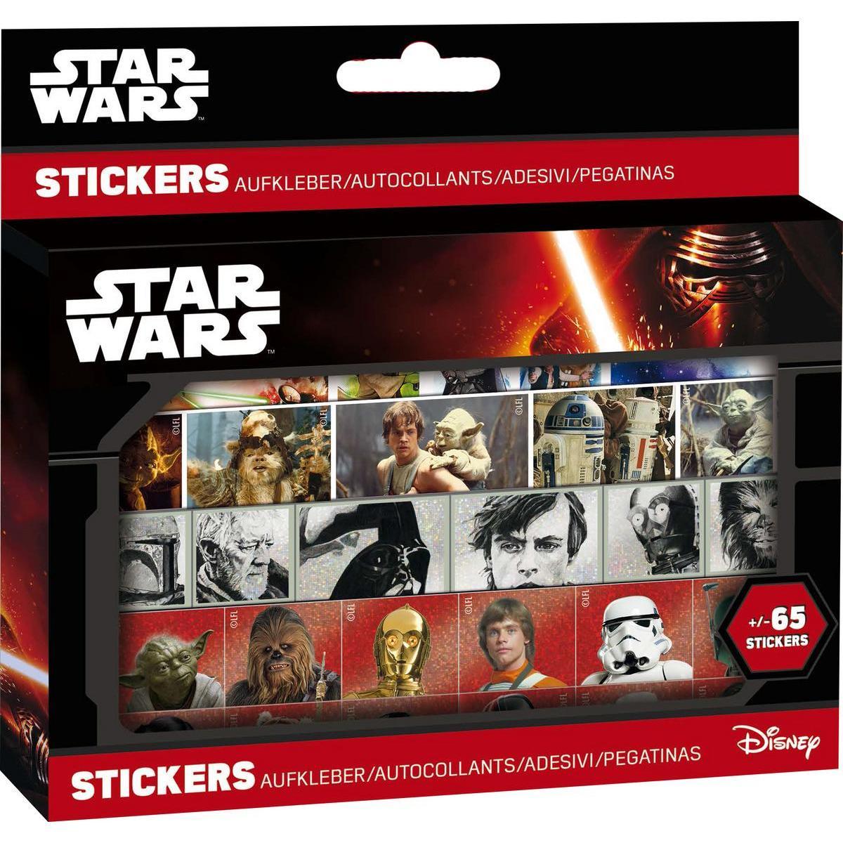 Boîte de 65 stickers Star Wars