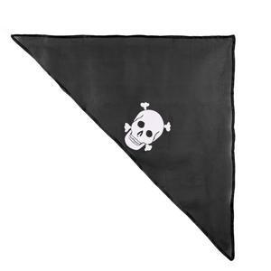 Bandana de pirate - Rouge ou noir