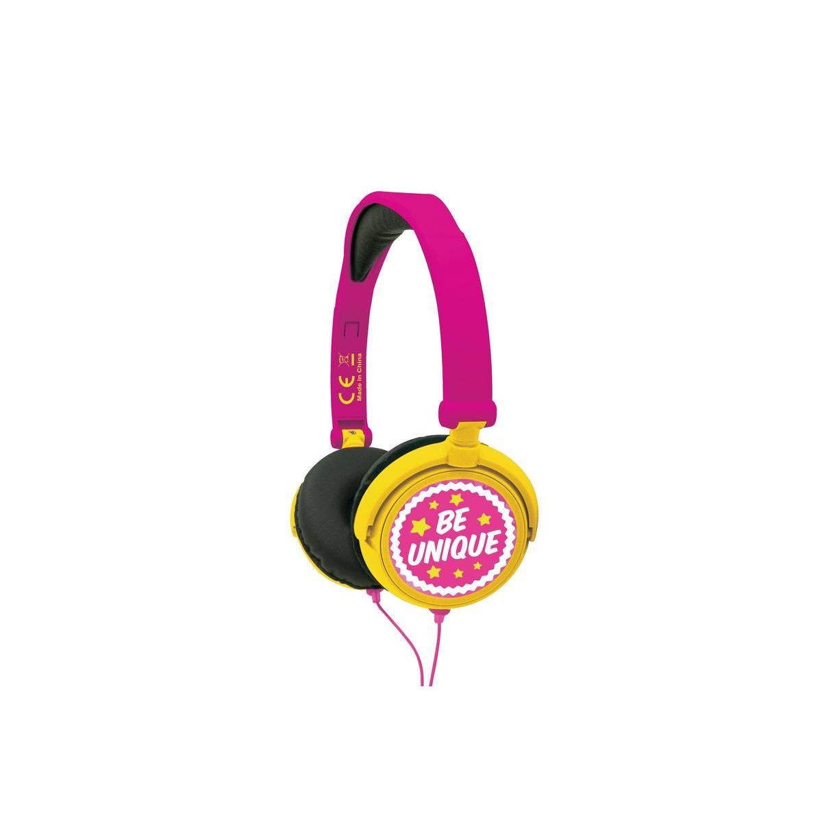 Casque Soy Luna pliable - Violet et jaune