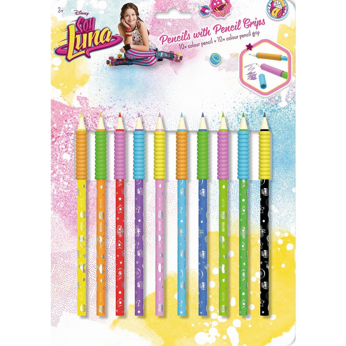 10 crayons de couleur Soy Luna - Multicolore