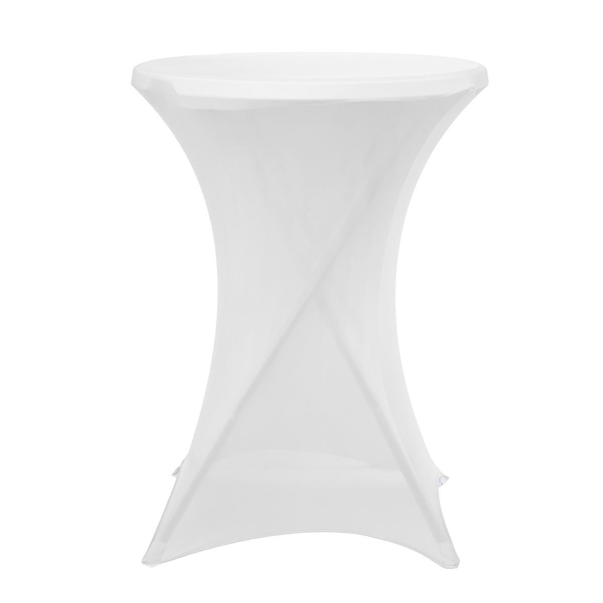 Housse pour mange-debout Party - ø 80 cm - Blanc - MOOREA