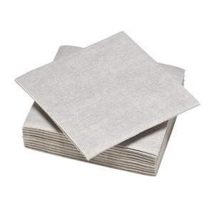 20 serviettes jetables - Gris clair