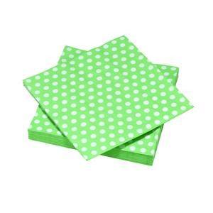 20 serviettes jetables - Vert