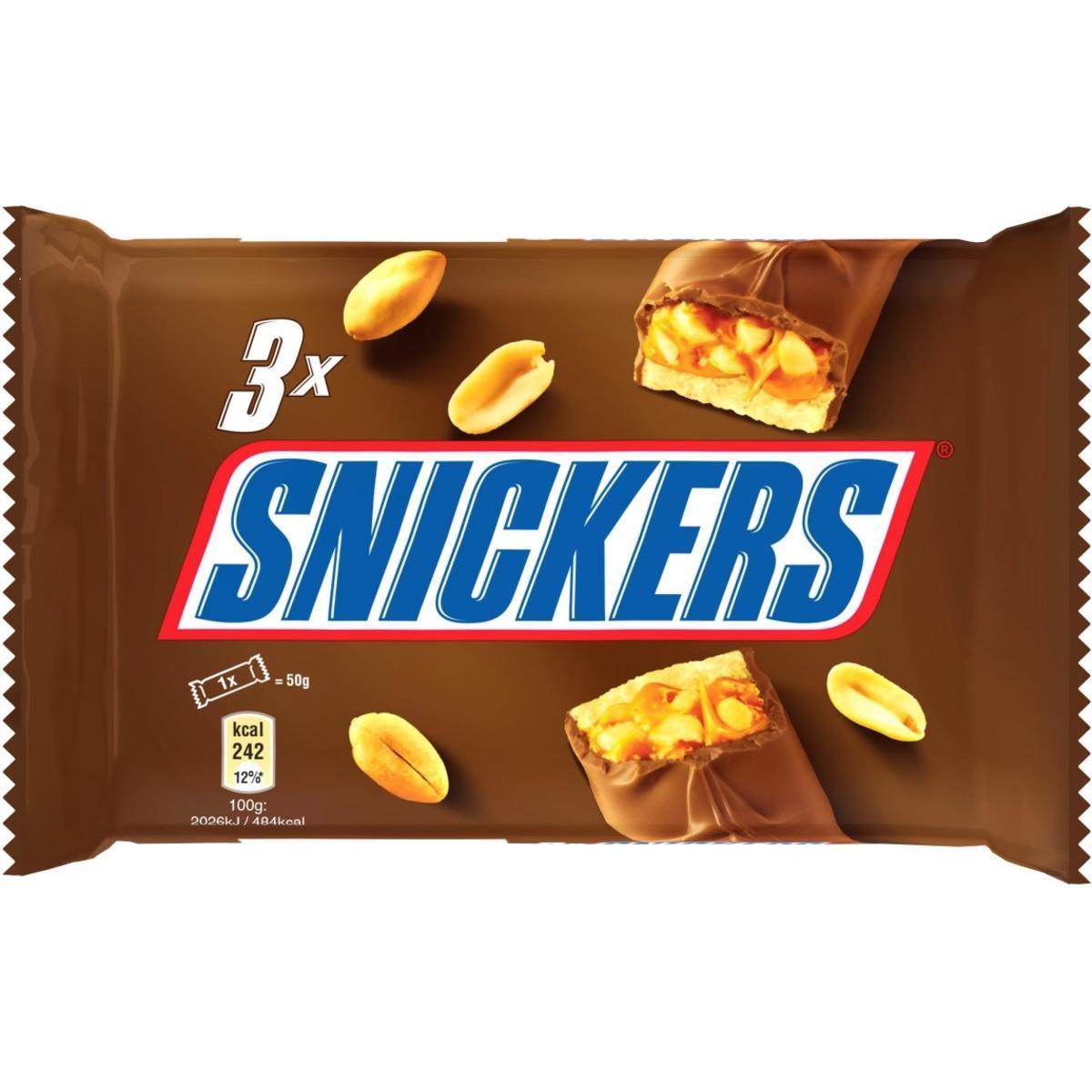 TRIPACK SNICKERS 150G