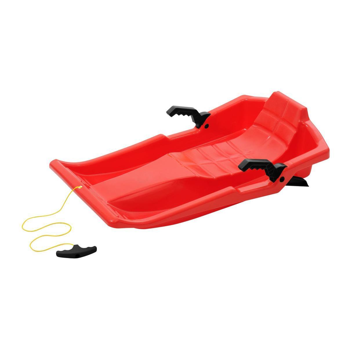 Luge 1 Place - L 76 x H 19 x l 43 cm - Différents coloris - Rouge