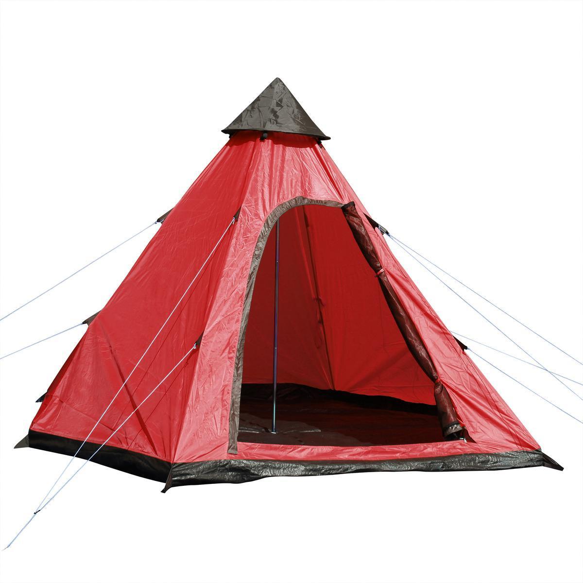 Tente de camping Tipi - 3 x 2.7 x H 2.05 m