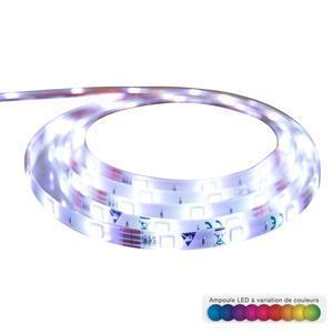 Ruban LED multicolore + télécommande - 5 m