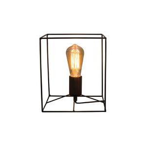 Lampe vintage cube - Noir