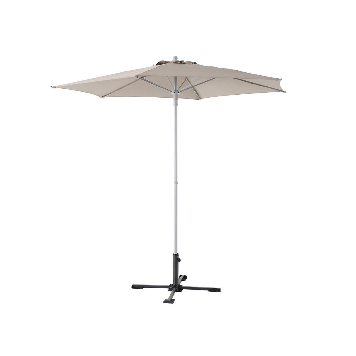 Parasol Anzio - ø 2.3 x H 2.2 m - Différents modèles - Marron taupe - HESPERIDE