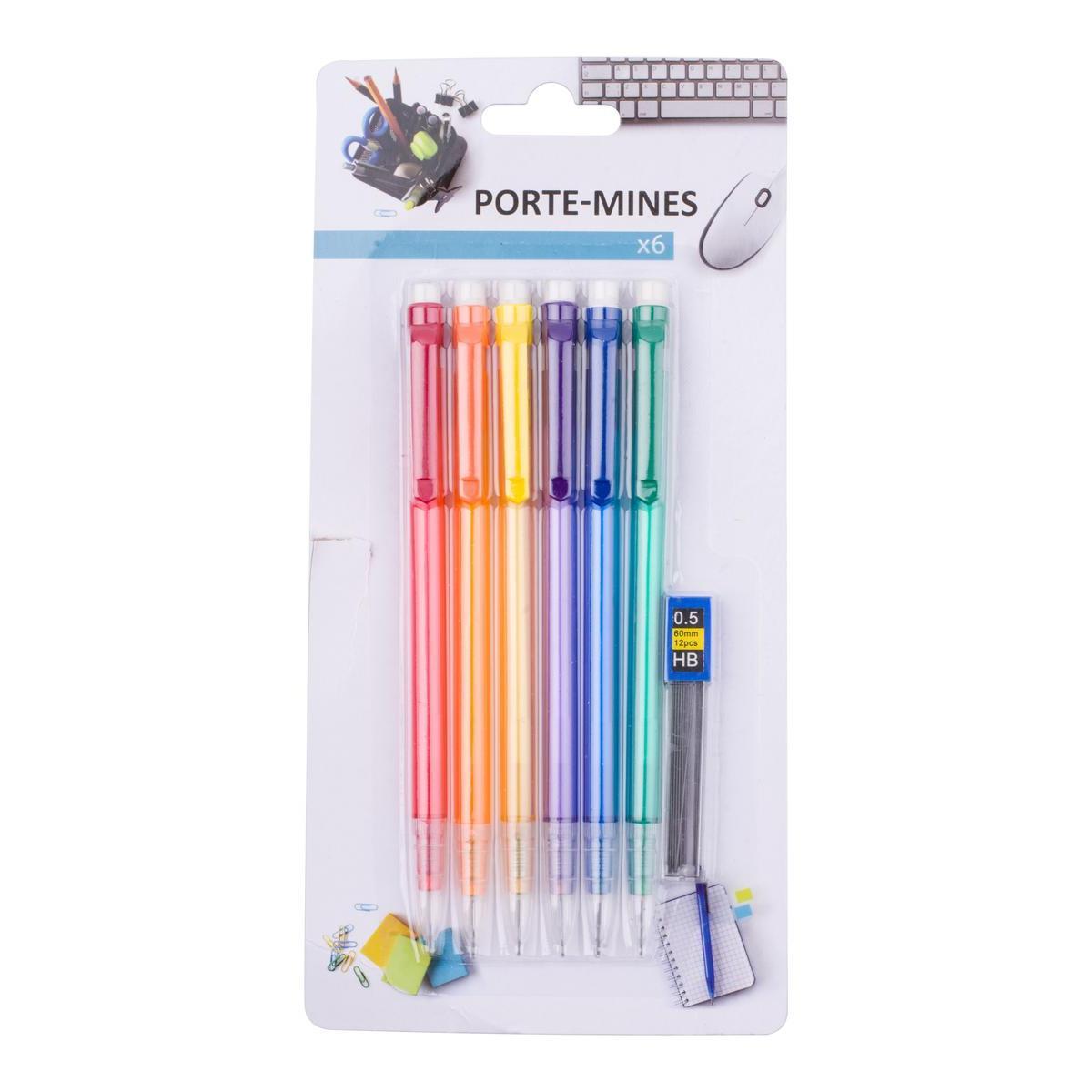 6 porte-mines