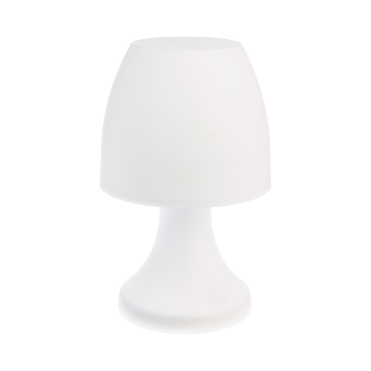 Lampe LED Dokk - H 19.5 cm - Blanc