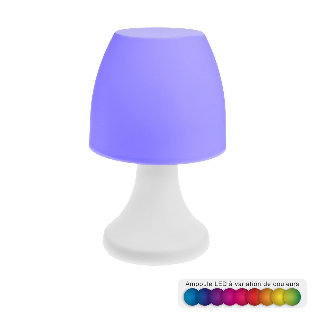 Lampe LED Dokk - H 19.5 cm - Multicolore
