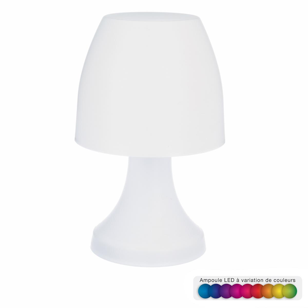 Lampe LED Dokk - H 27 cm - Multicolore