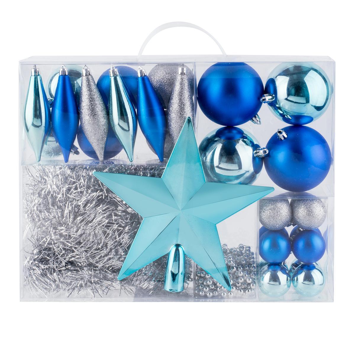 Kit décoration de sapin - Bleu