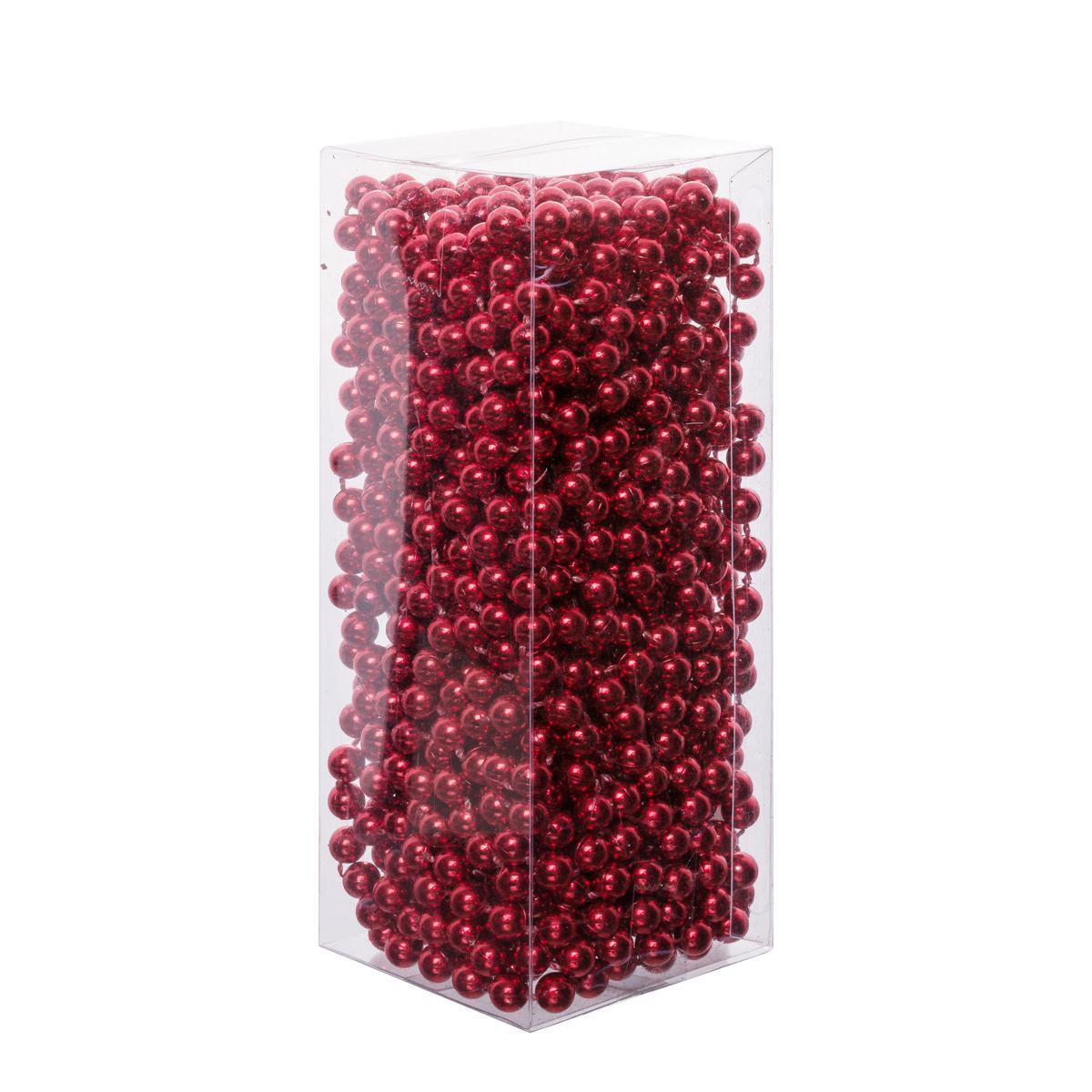 Guirlande de perles - L 12 m - Rouge - FAIRY STARS