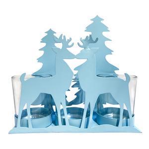 PHOTOP VERRE RENNE SAPIN METAL