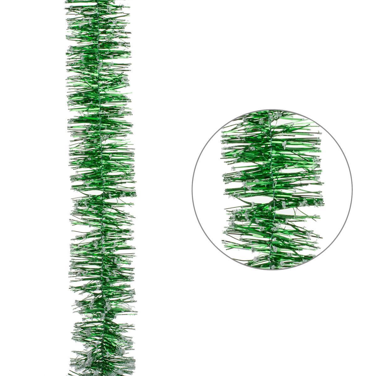 Guirlande scintillante - ø 7,5 cm x 2 m - Vert