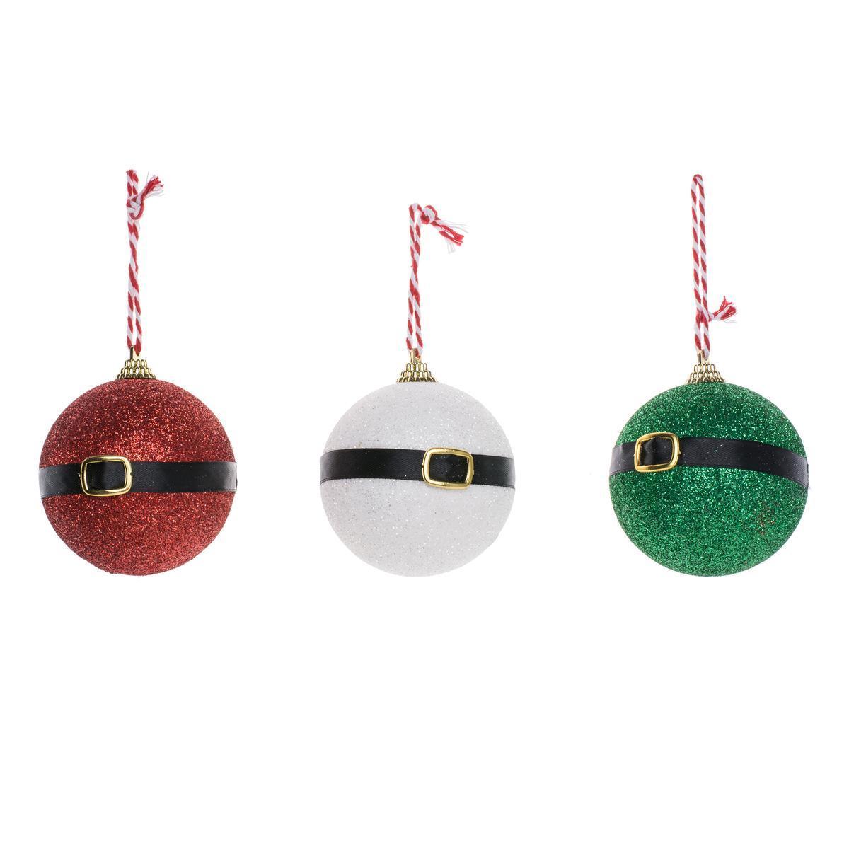 Boule de Noël ceinture - Différents coloris