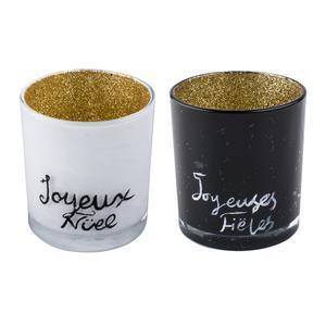 VERRE MSG DECO CHIC H7.5CM 2AS