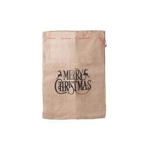 Sac Merry Christmas - 77 x 50 cm - Marron, rouge, noir - FAIRY STARS