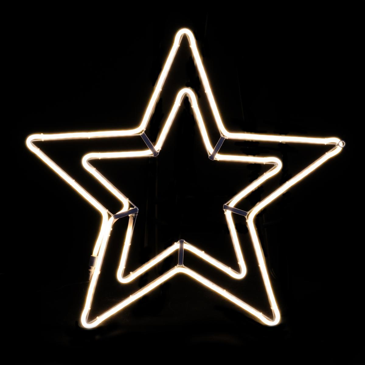 Silhouette électrique 2 étoiles - Led