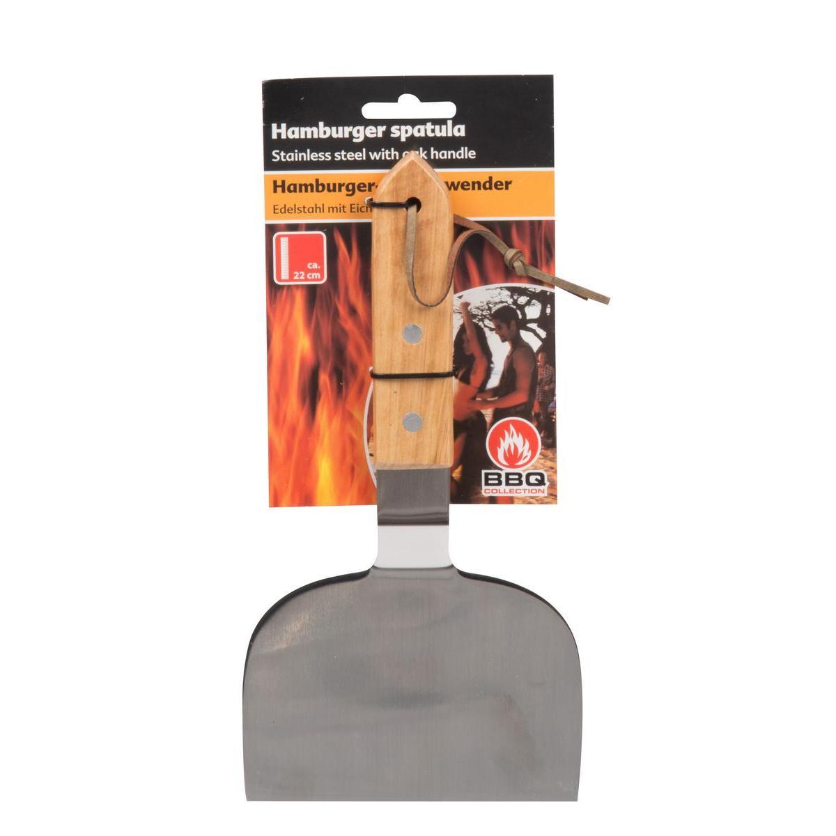 Spatule coudée pour barbecue