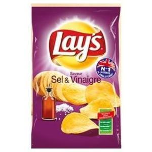 Chips sel et vinaigre Lays - 135 g