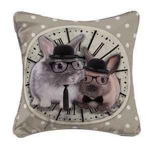 Housse de coussin Bunny Clock - 40 x 40 cm