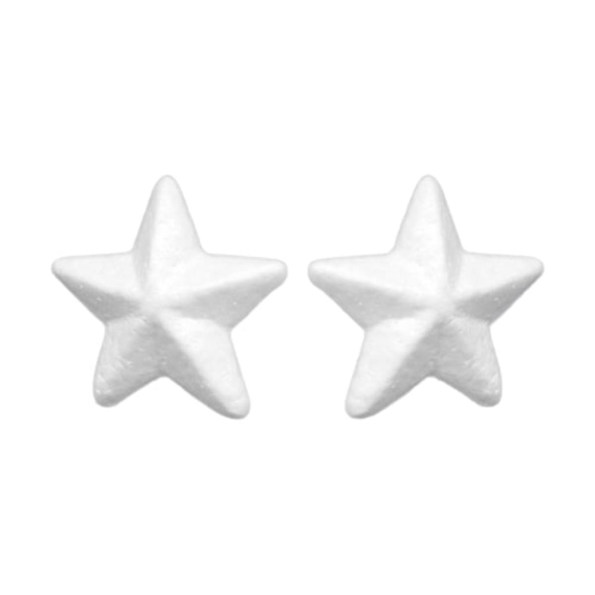 2 étoiles en polystyrène