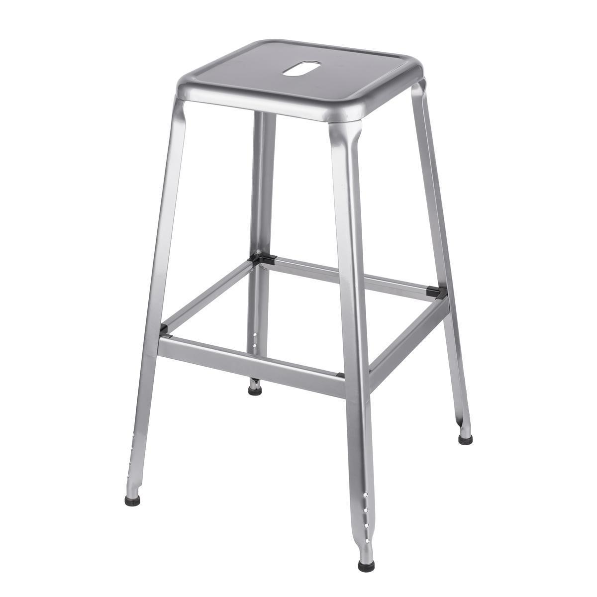 Tabouret de bar - H 71 cm - Gris