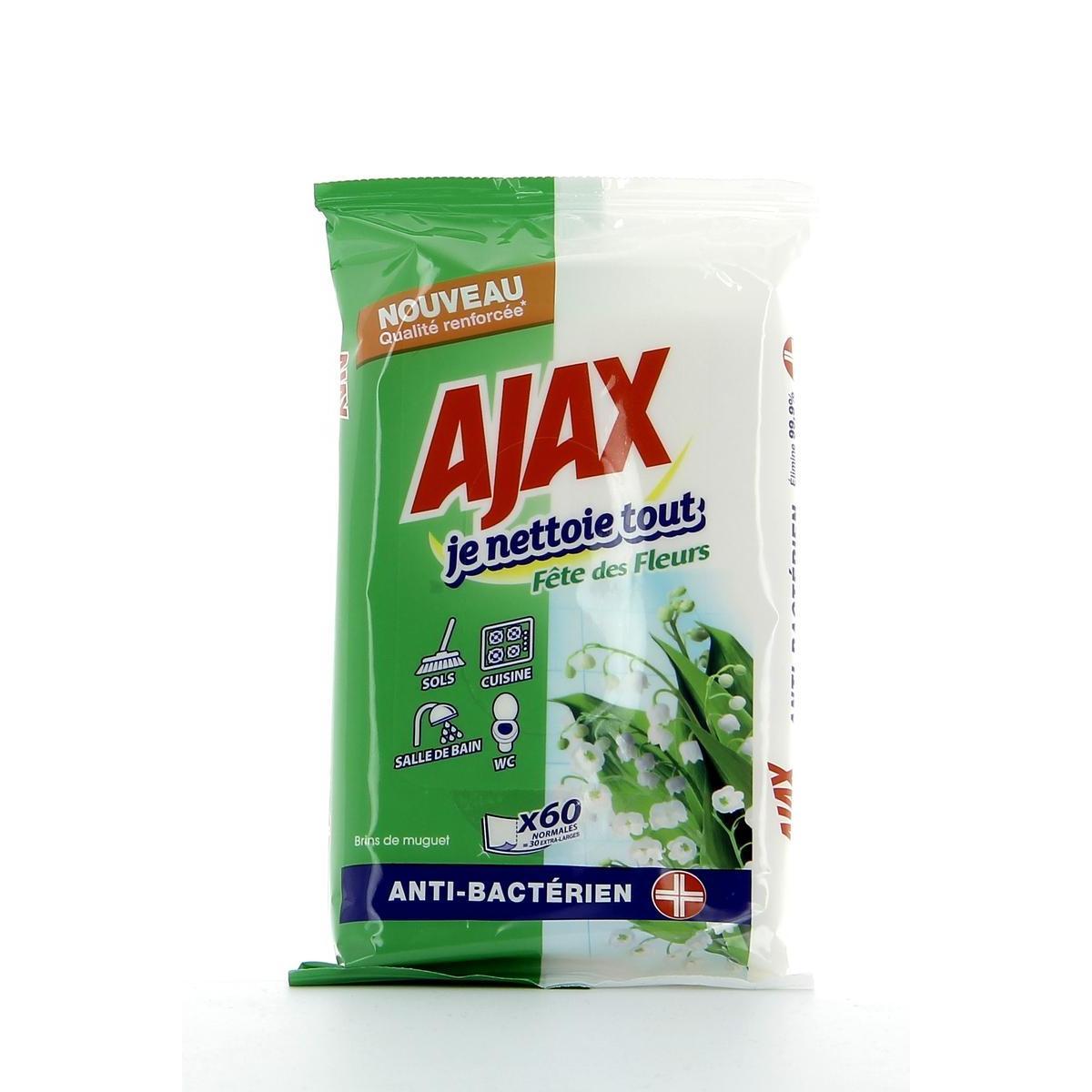 60 lingettes Ajax