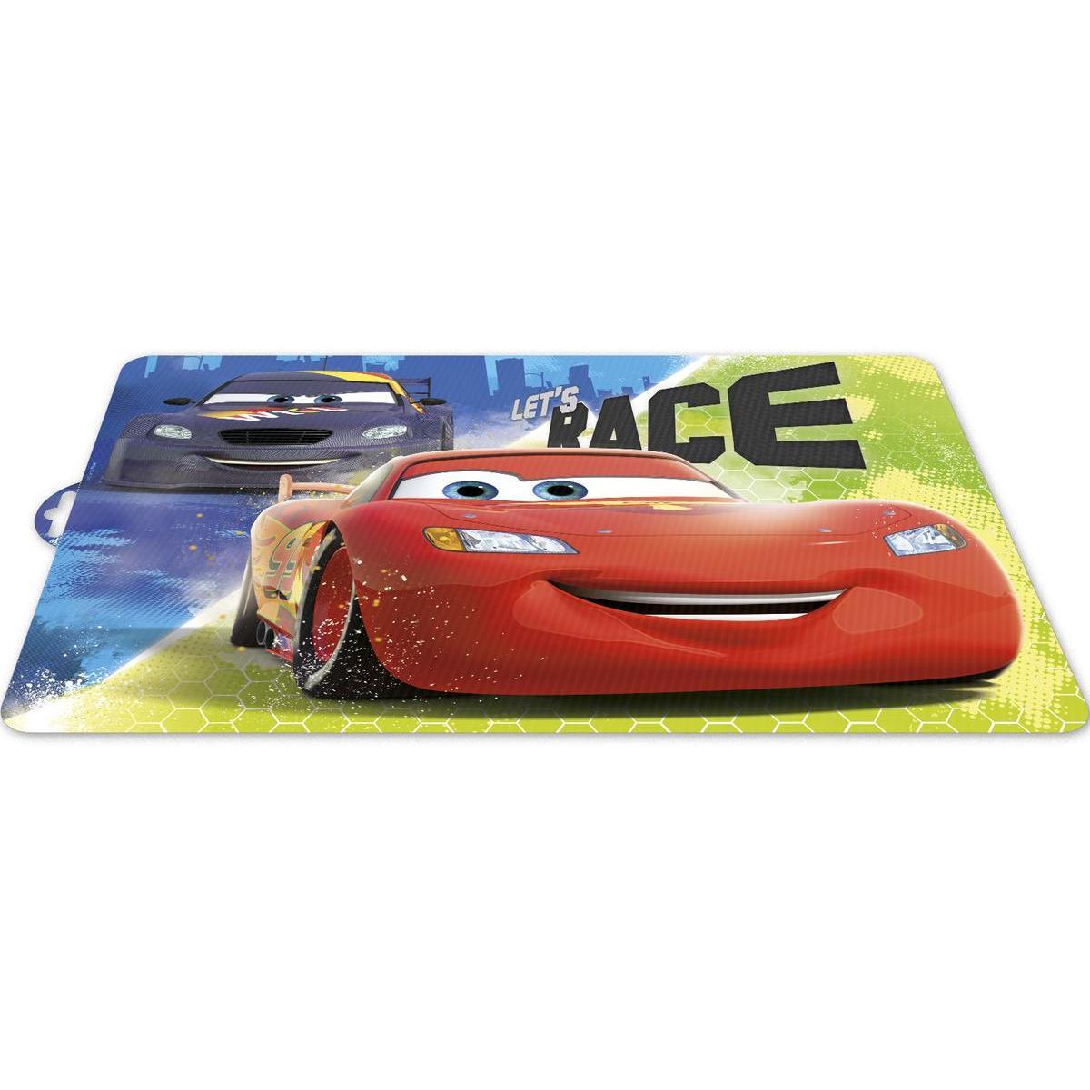 Set de table Cars 3D - L 40 x l 30 cm - Multicolore