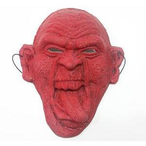 Masque tête rouge - Taille unique