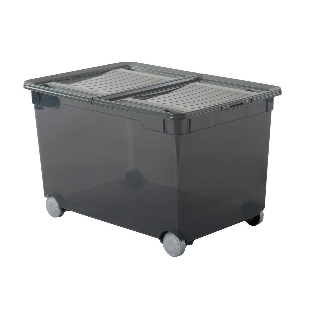 Bac de rangement Slido - 46 L - Gris