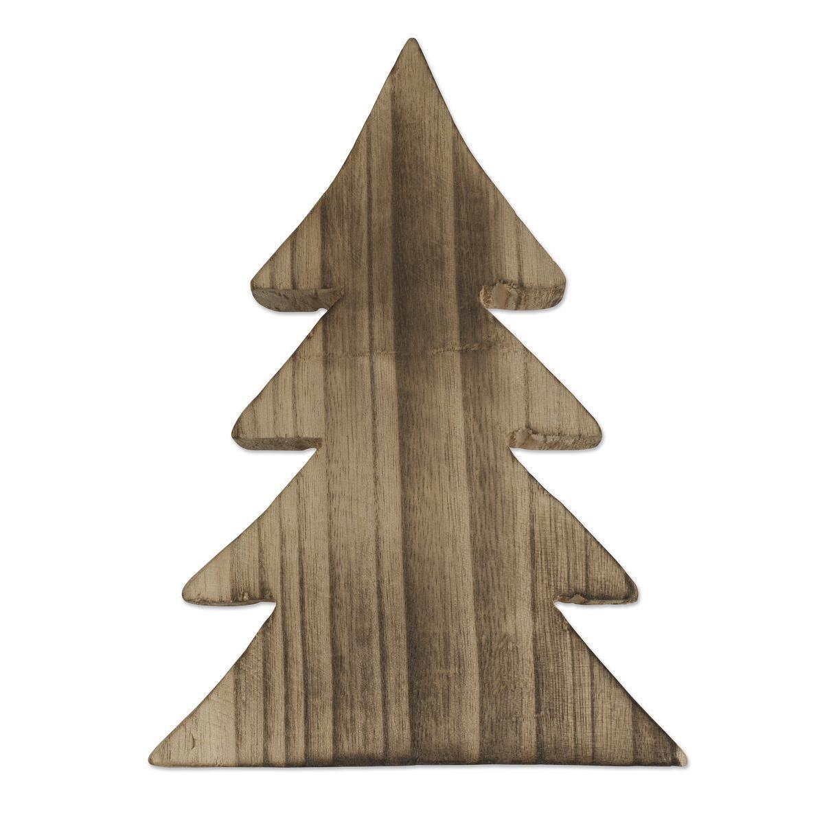 Sapin en bois - 15 x 11 cm