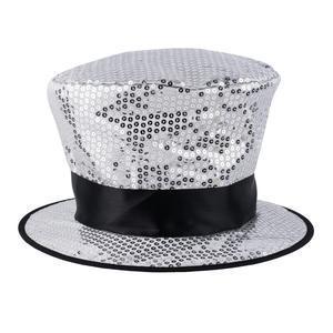 Chapeau à sequins géant - Argent