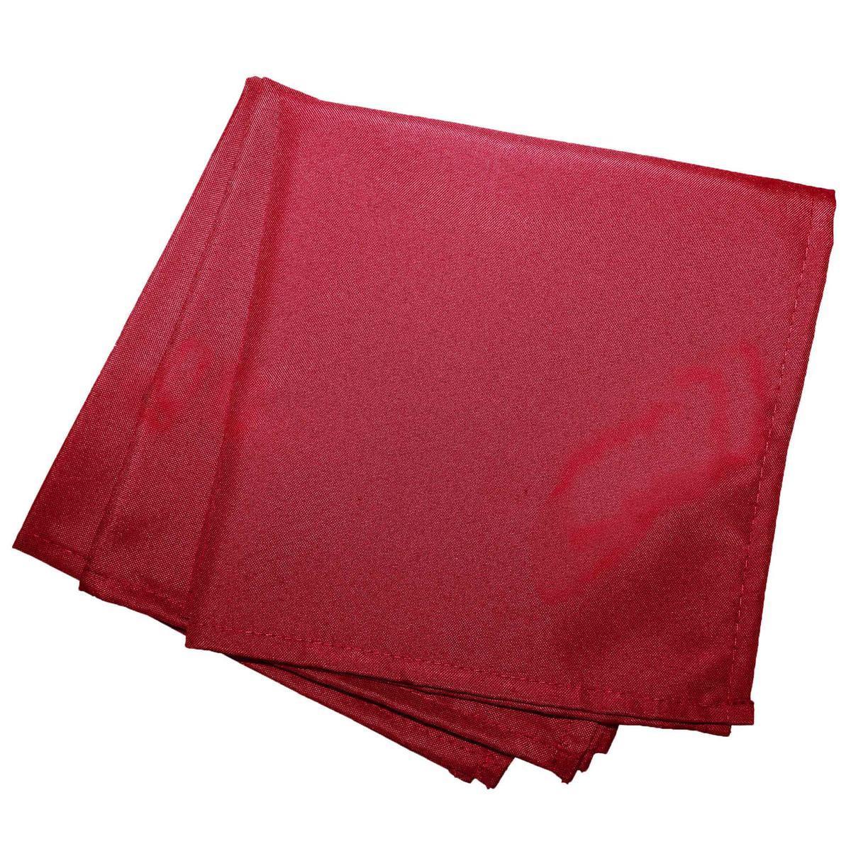 2 serviettes de table Punchy - L 40 x l 40 cm - Rouge
