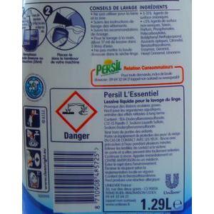 Lessive liquide Persil Essentiel - 37 doses - 2.59 L - Multicolore