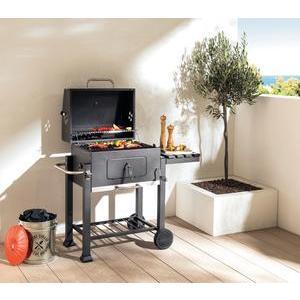 Barbecue Texas - L 115 cm - Noir - MOOREA