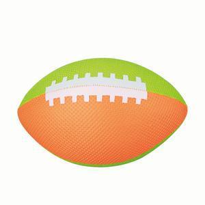 Ballon de football américain - 21 cm - Orange, vert