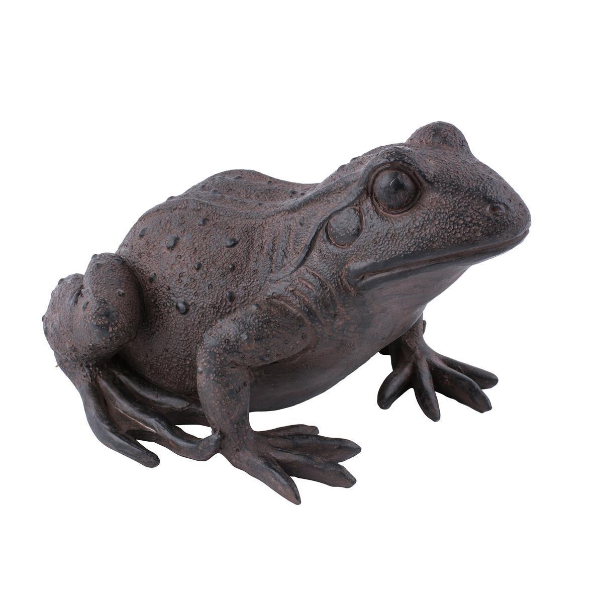 GRENOUILLE EFFET BRONZE H12CM